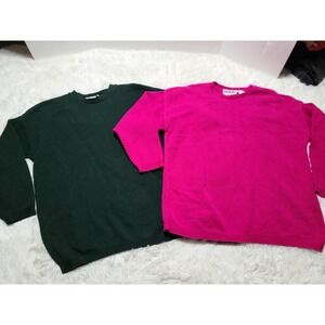 Vintage Lot 525 Hudsons Marshals Knit Heavyweight OSFA Pullover Sweater Cotton‎